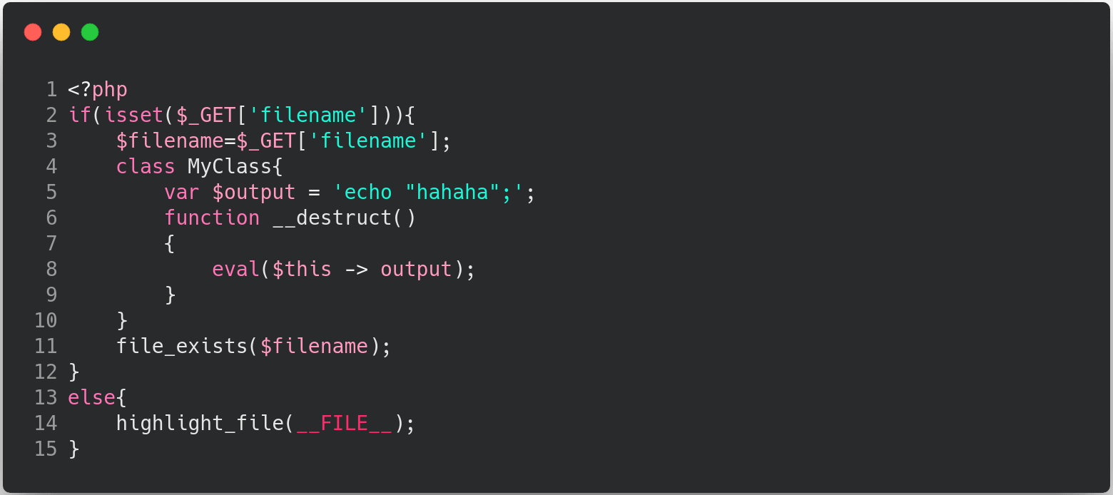 php 反 引号